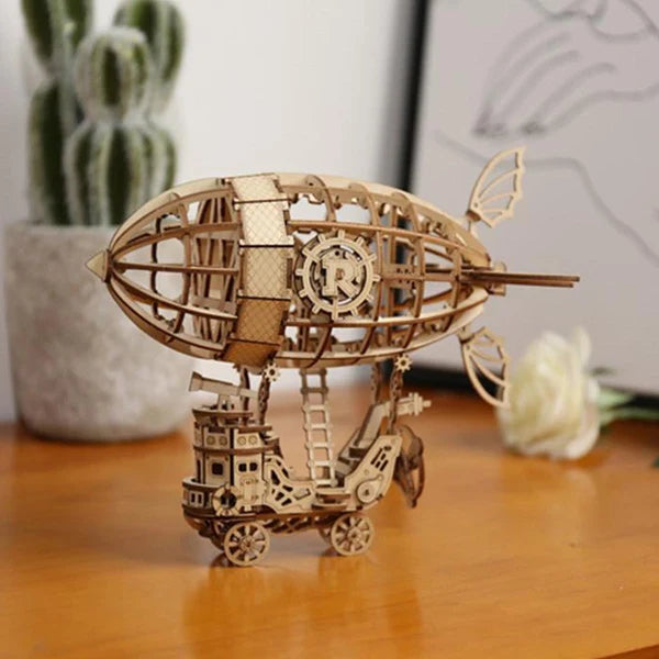 Rolife Luftschiff-Modell 3D-Holzpuzzle