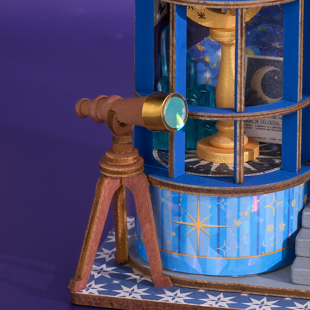 Rolife Magischer Astronomie-Laden DIY Miniaturhaus