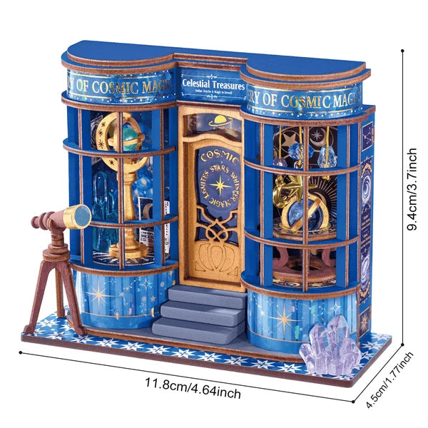 Rolife Magischer Astronomie-Laden DIY Miniaturhaus
