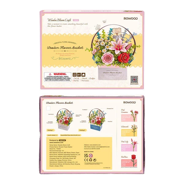 Rowood Holzkörbchen 3D Puzzle