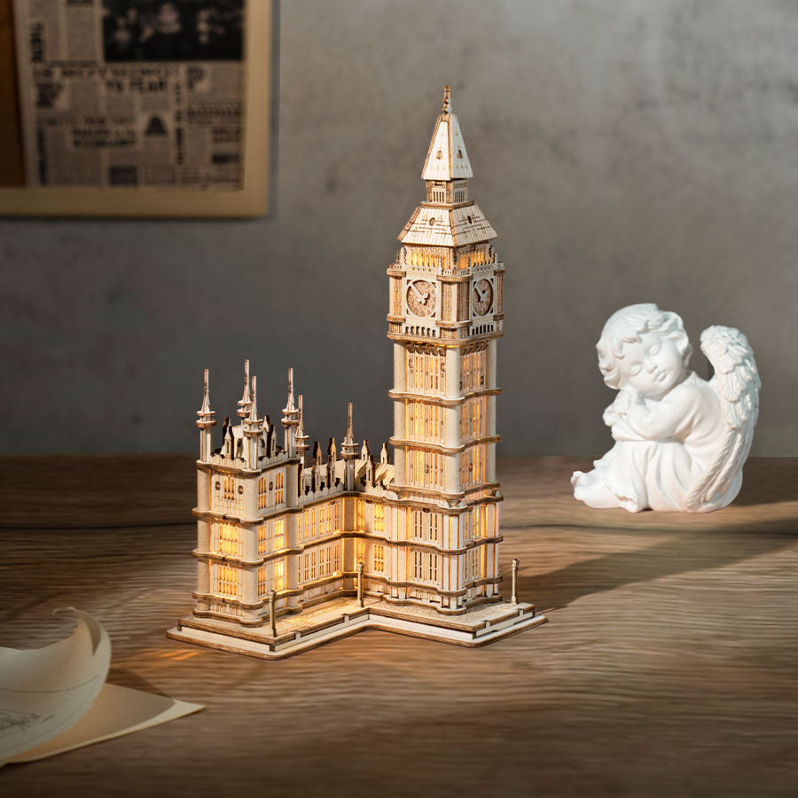 Rolife Big Ben mit LED-Beleuchtung
