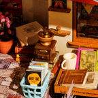 Rolife Eck-Buchhandlung DIY Miniaturhaus
