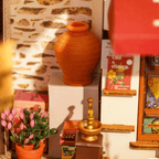 Rolife Eck-Buchhandlung DIY Miniaturhaus