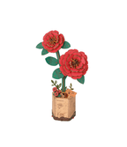 Rowood Holzblume 3D Puzzle Rote Kamelie