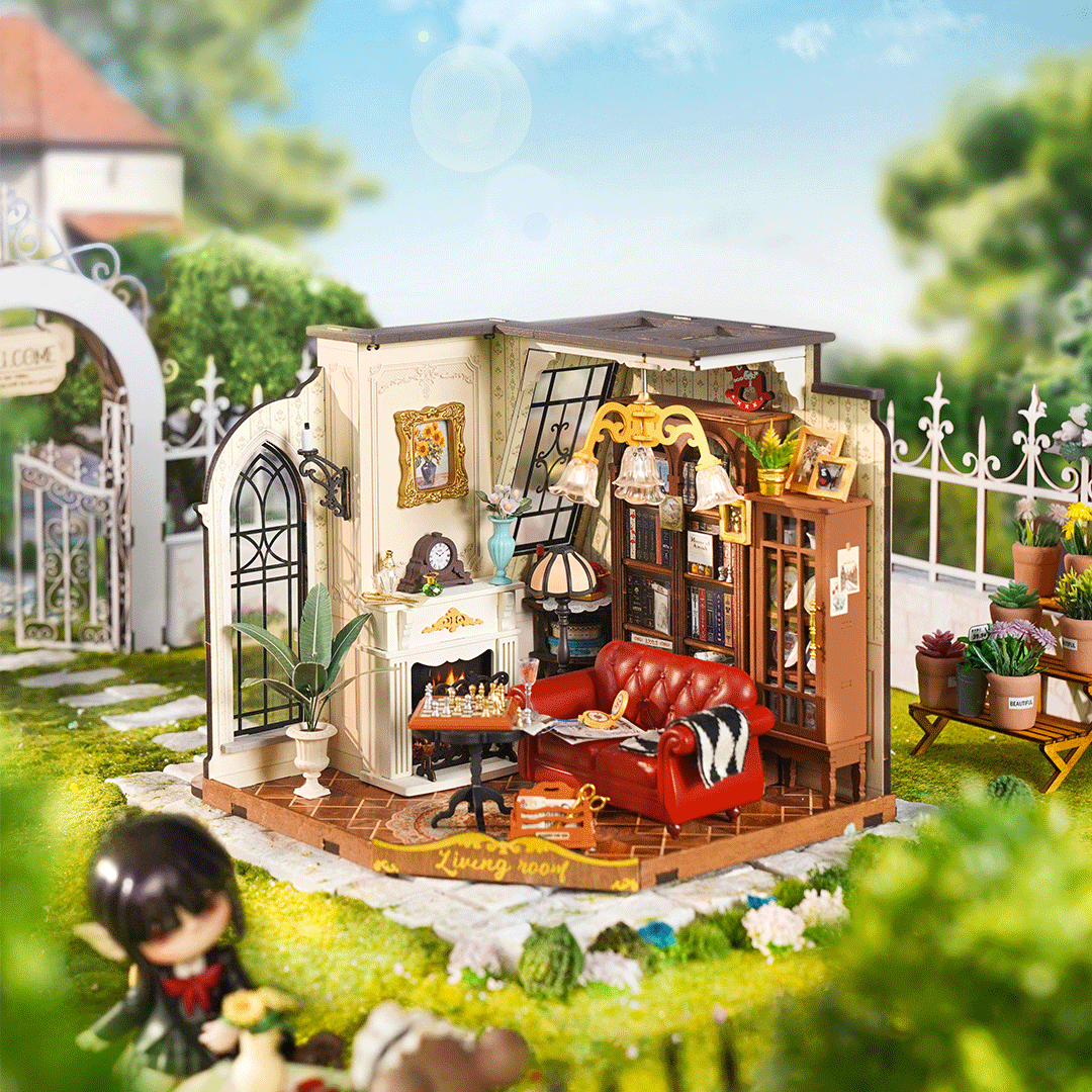 Rolife Catherines Wohnzimmer DIY Miniaturhaus