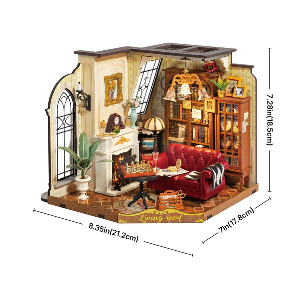 Rolife Catherines Wohnzimmer DIY Miniaturhaus