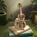 ROKR Magic Cello Mechanische Spieluhr 3D-Holzpuzzle