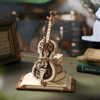 ROKR Magic Cello Mechanische Spieluhr 3D-Holzpuzzle