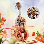 ROKR Magic Cello Mechanische Spieluhr 3D-Holzpuzzle