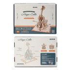 ROKR Magic Cello Mechanische Spieluhr 3D-Holzpuzzle