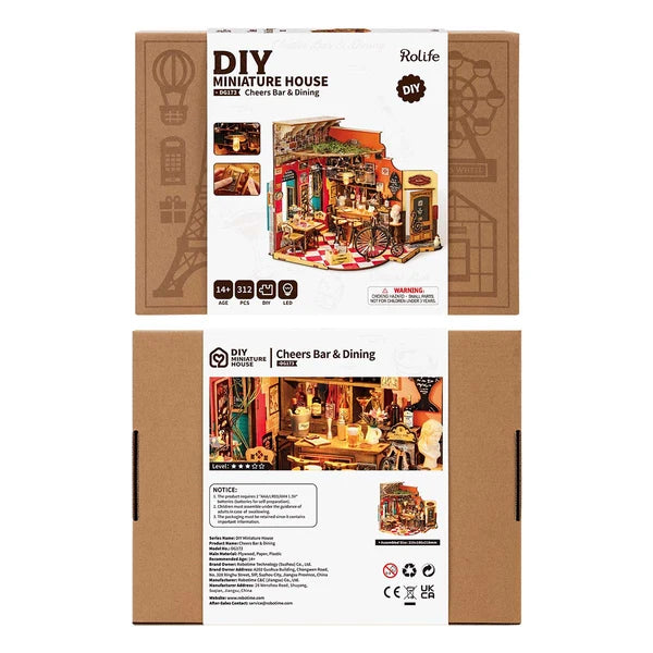 Rolife Cheers Bar & Dining DIY Miniaturhaus