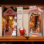 Rolife Weihnachts-Straße DIY Book Nook