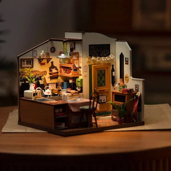 Rolife Gemütliche Küche DIY Miniaturhaus