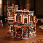 ROKR Traum Kaffeefabrik Spieluhr Holz 3D Puzzle