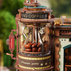 ROKR Traum Kaffeefabrik Spieluhr Holz 3D Puzzle
