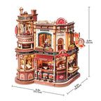 ROKR Traum Kaffeefabrik Spieluhr Holz 3D Puzzle
