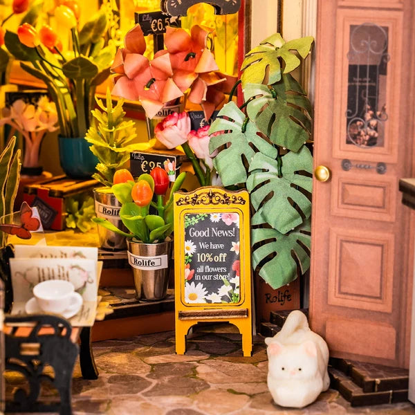 Rolife Floral Corner DIY-Bücherregal