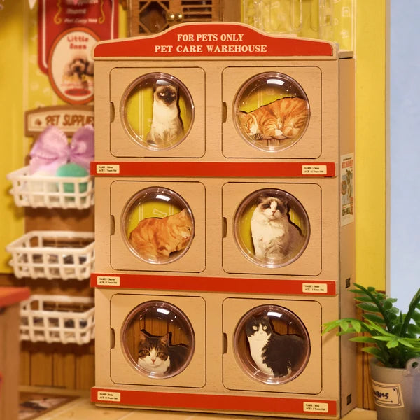 Rolife Flauschige Freunde Laden DIY Miniaturhaus