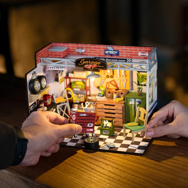 Rolife Garage Werkstatt DIY Miniaturhaus