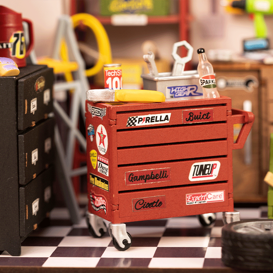 Rolife Garage Werkstatt DIY Miniaturhaus