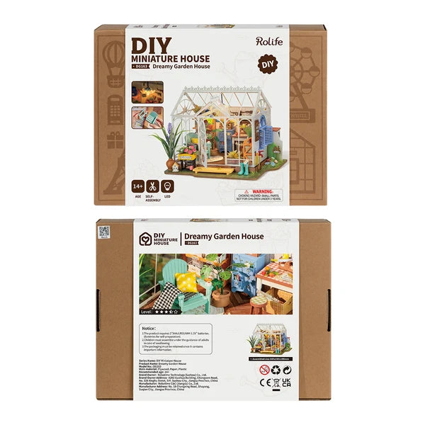 Rolife Dreamy Garden House DIY Miniaturhaus