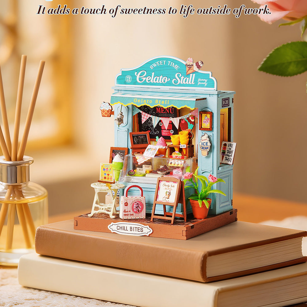 Rolife Gelato-Stand Miniatur-DIY-Haus