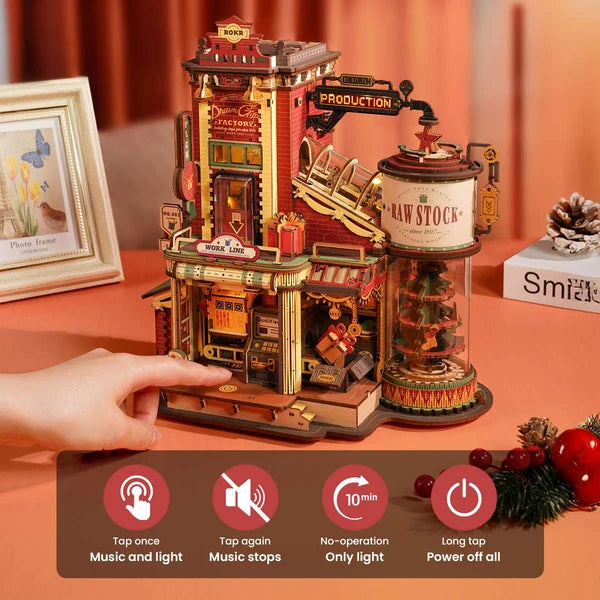 ROKR Dream Gift Factory Spieluhr aus Holz