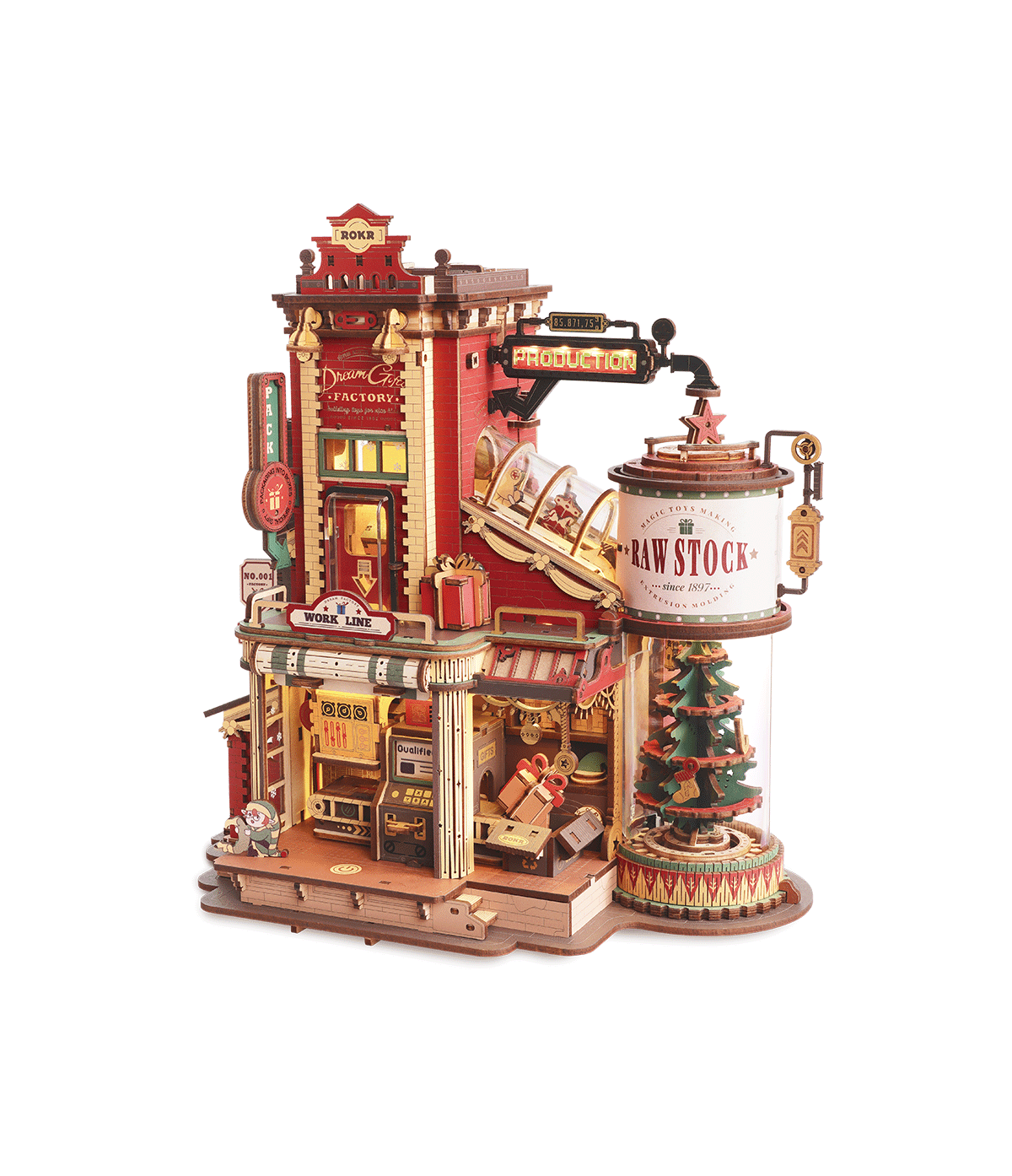 ROKR Dream Gift Factory Spieluhr aus Holz