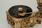 ROKR Klassisches Grammophon 3D Holzpuzzle (Elektrische Version)