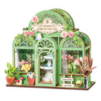 Rolife Grüner Springbrunnen Garten DIY Miniaturhaus
