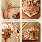 ROKR Magische Harfen-Spieluhr aus Holz 3D-Puzzle