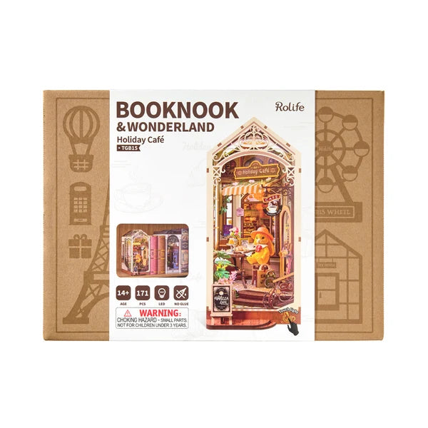 Rolife Holiday Cafe DIY Bücherregal-Einsatz