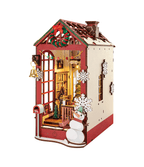 Rolife Weihnachtliches Indoor-Szenen Book Nook