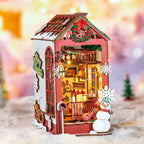 Rolife Weihnachtliches Indoor-Szenen Book Nook