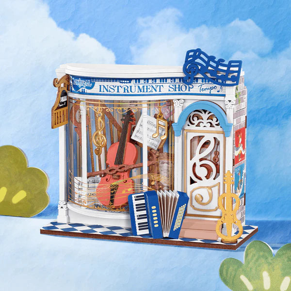 Rolife Melody Instrumentenladen DIY Miniatur