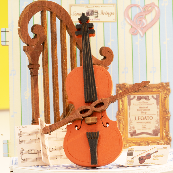 Rolife Melody Instrumentenladen DIY Miniatur