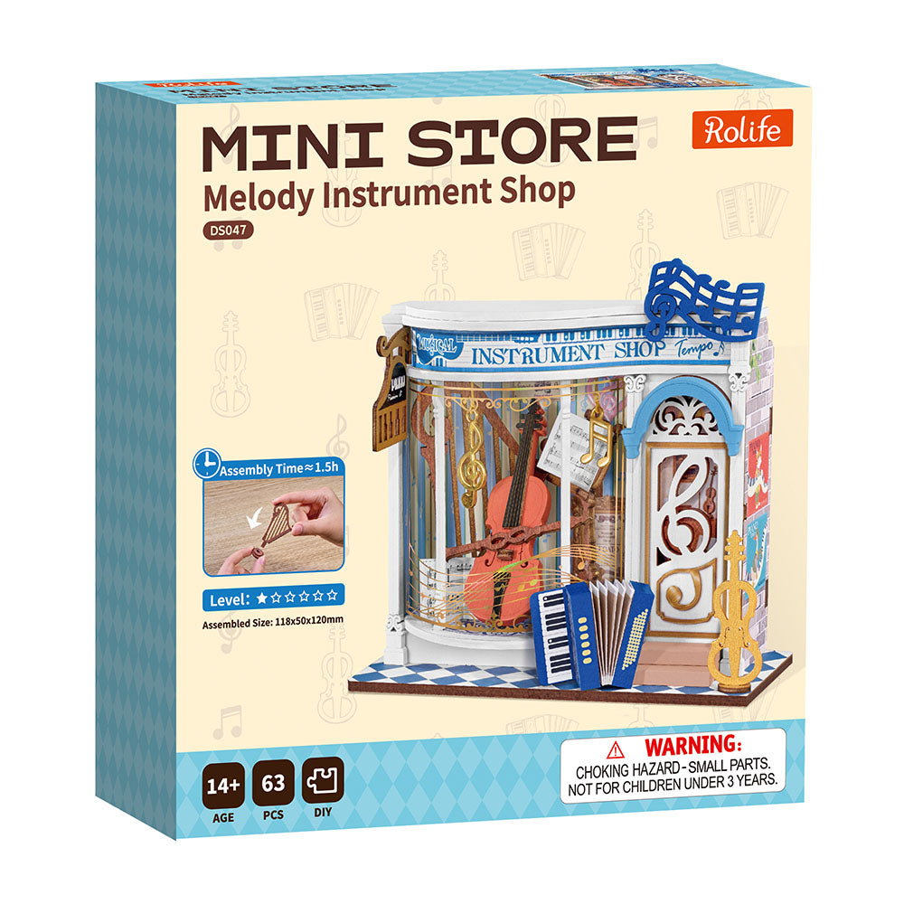 Rolife Melody Instrumentenladen DIY Miniatur