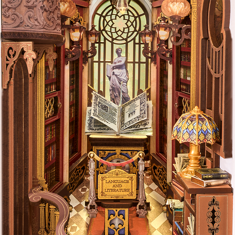 Rolife Bibliothek der Wunder DIY-Bücherregal-Ecke