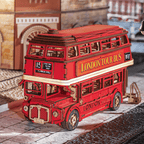 Rolife London Doppeldeckerbus 3D Holzpuzzle