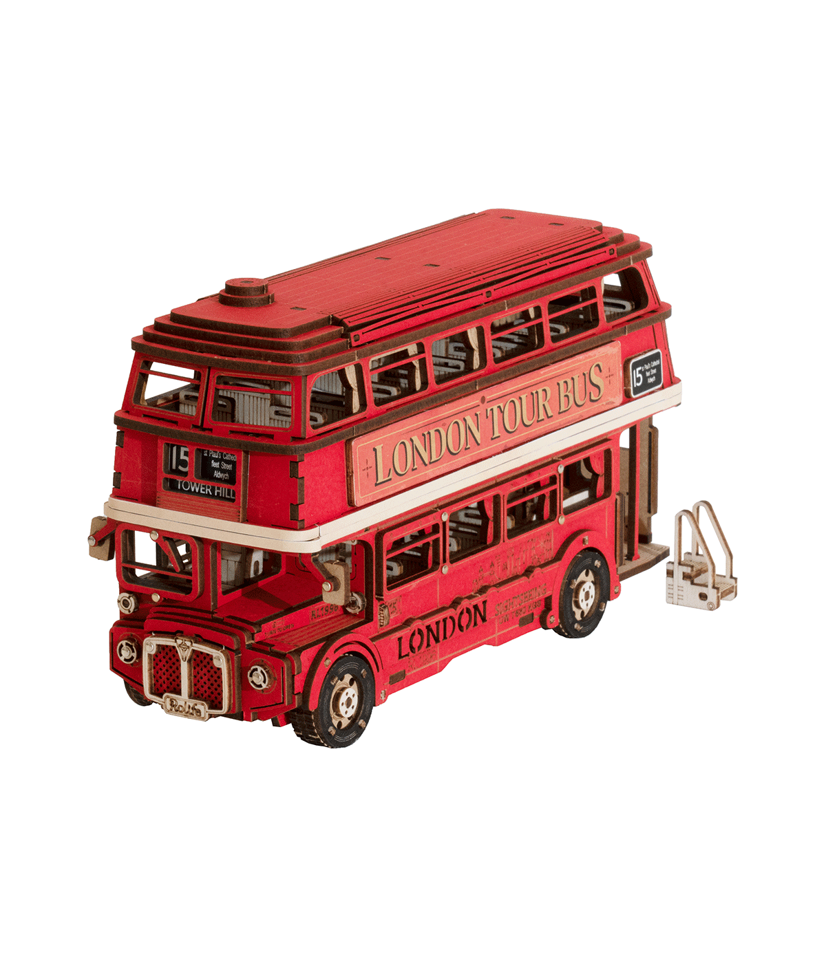 Rolife London Doppeldeckerbus 3D Holzpuzzle