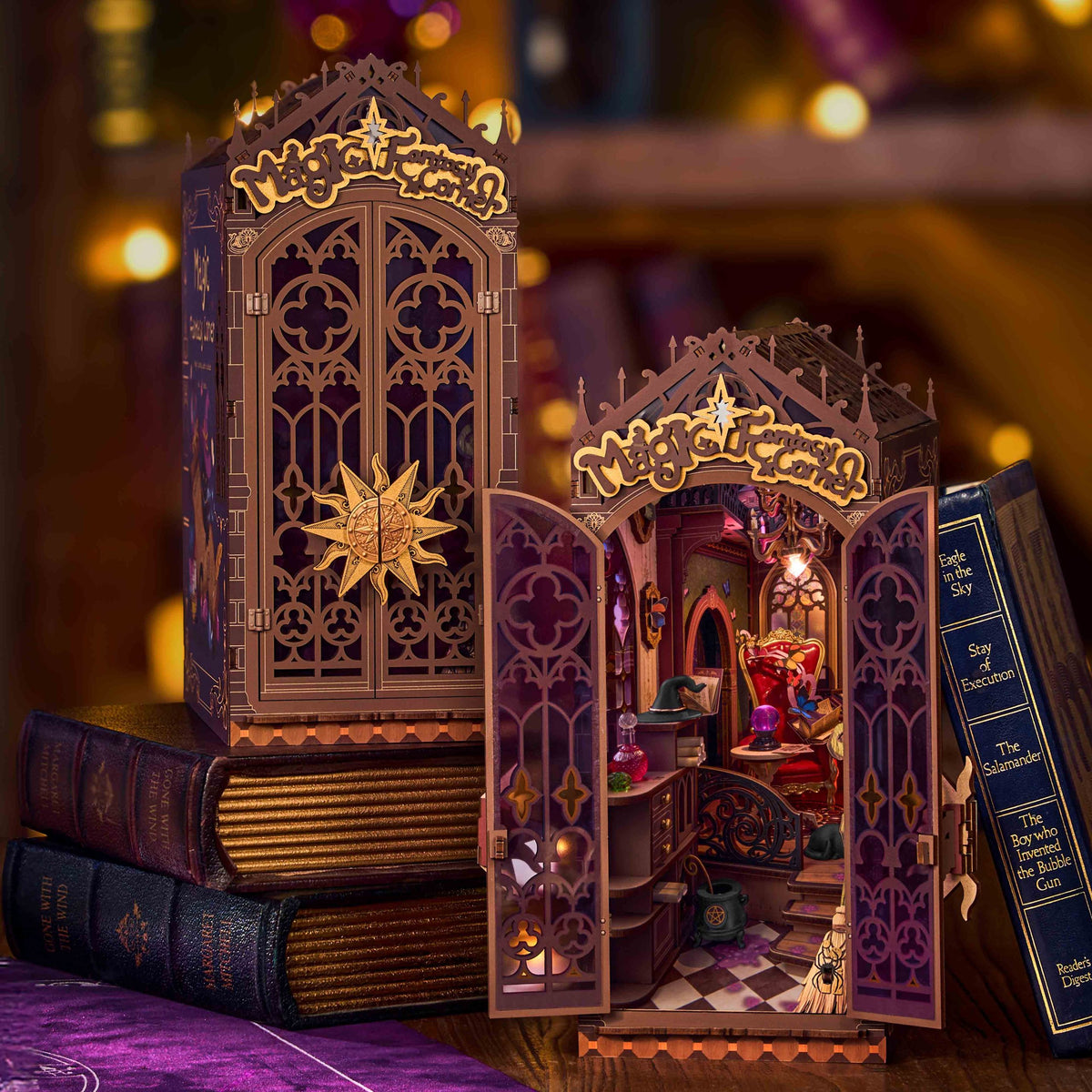 Rolife Magic Fantasy Corner DIY-Bücherregaleinsatz