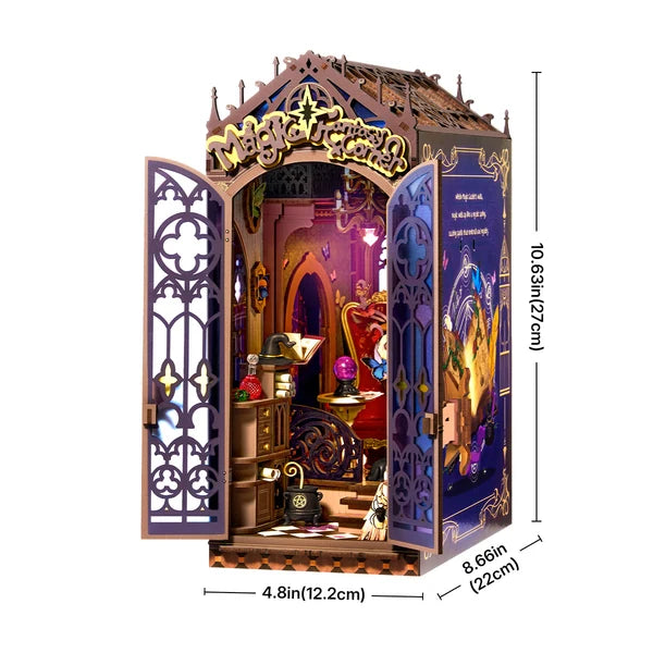 Rolife Magic Fantasy Corner DIY-Bücherregaleinsatz