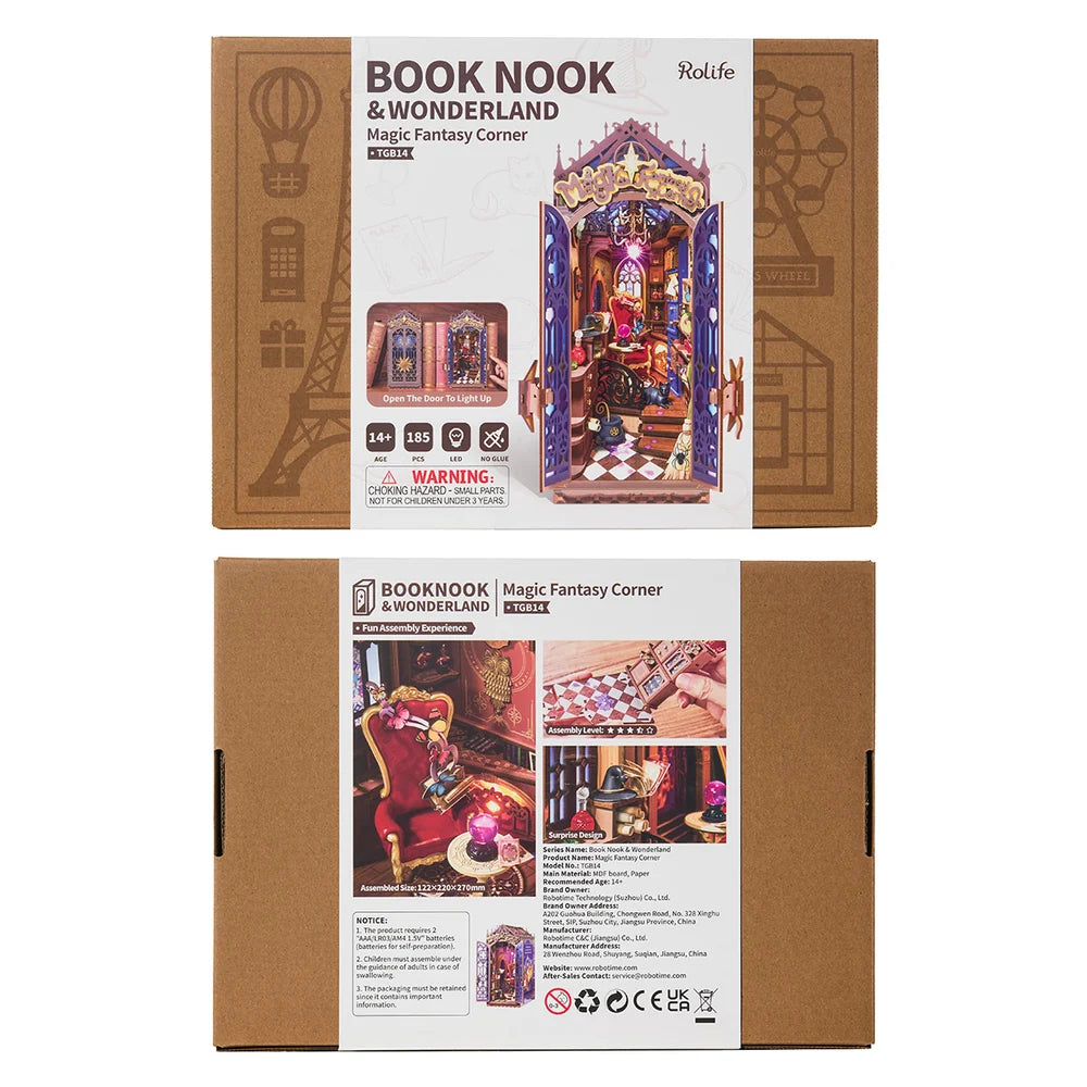 Rolife Magic Fantasy Corner DIY-Bücherregaleinsatz