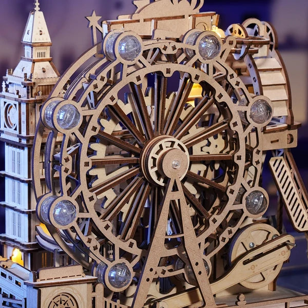 ROKR London Marmor Murmelbahn Holz 3D Puzzle
