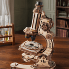 ROKR Mikroskop Mechanisches 3D-Holzpuzzle