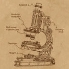 ROKR Mikroskop Mechanisches 3D-Holzpuzzle