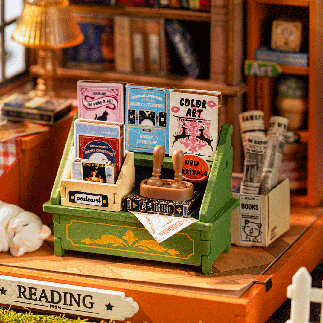Rolife The Muse Buchhandlung DIY Miniaturhaus