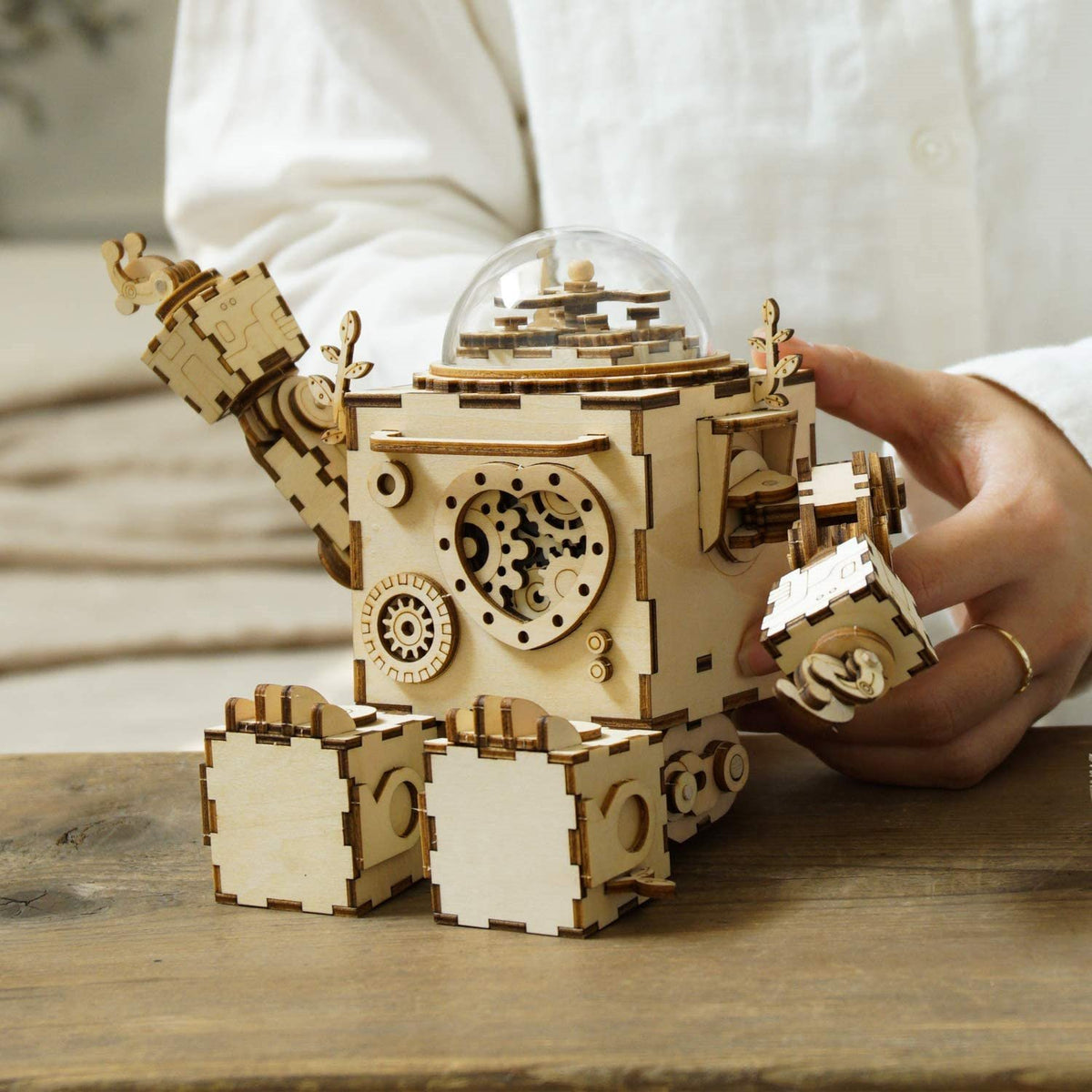 ROKR Roboter Orpheus 3D Holzpuzzle