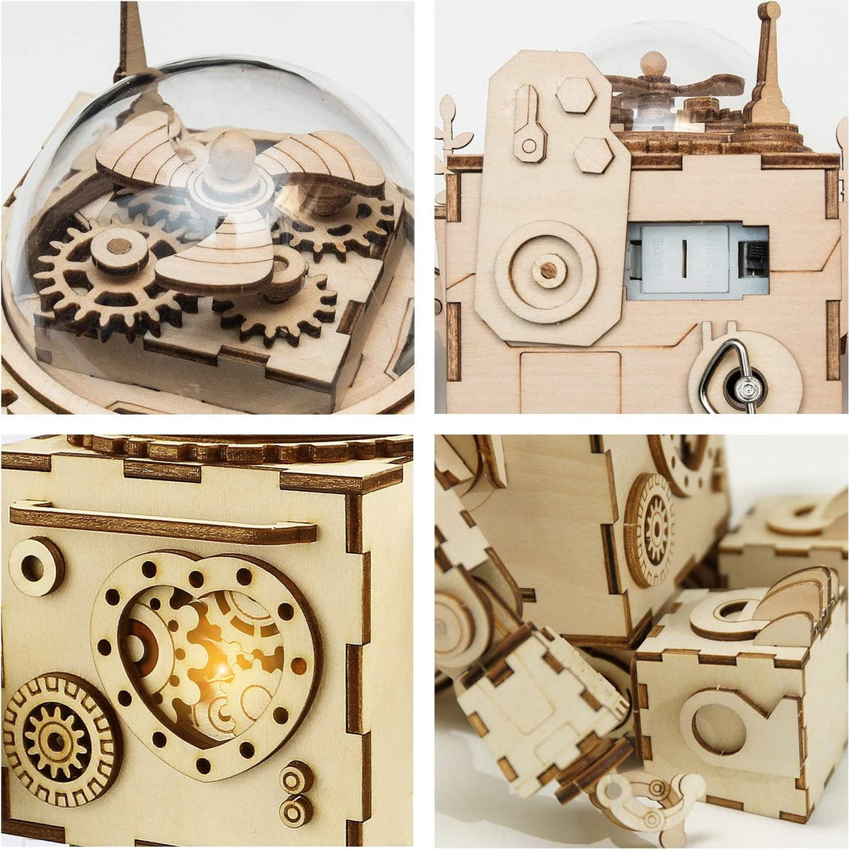 ROKR Roboter Orpheus 3D Holzpuzzle