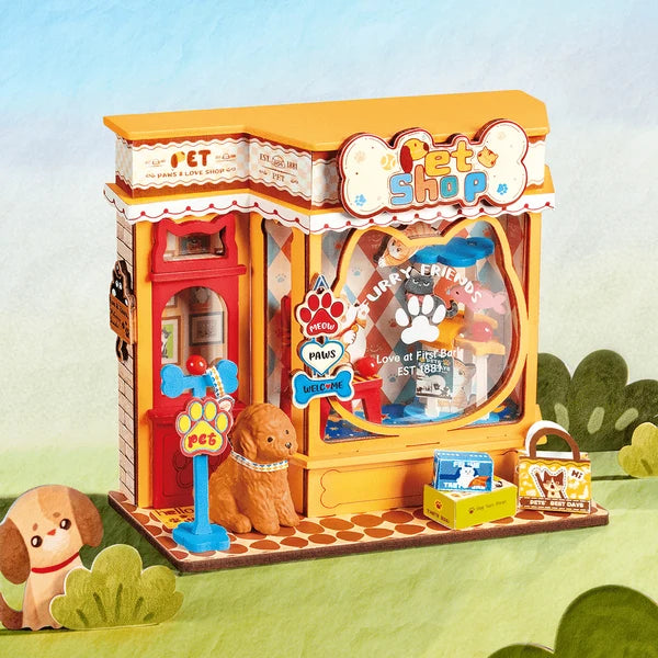 Rolife Pawfect Pet Shop DIY Miniaturhaus